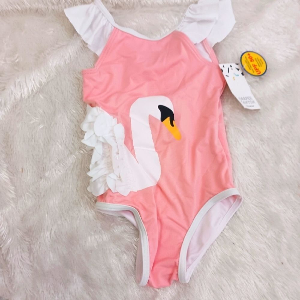 Harper Canyon pink duck swimsuit size 3